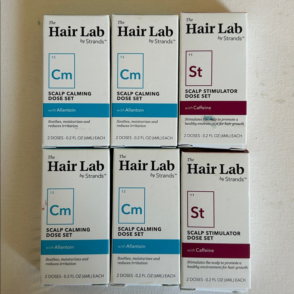 6x Scalp Calming and Stimulating Dose Set